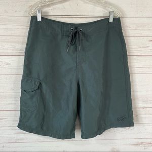 Nike 6.0 Board Shorts Swim Trunks Green Unlined